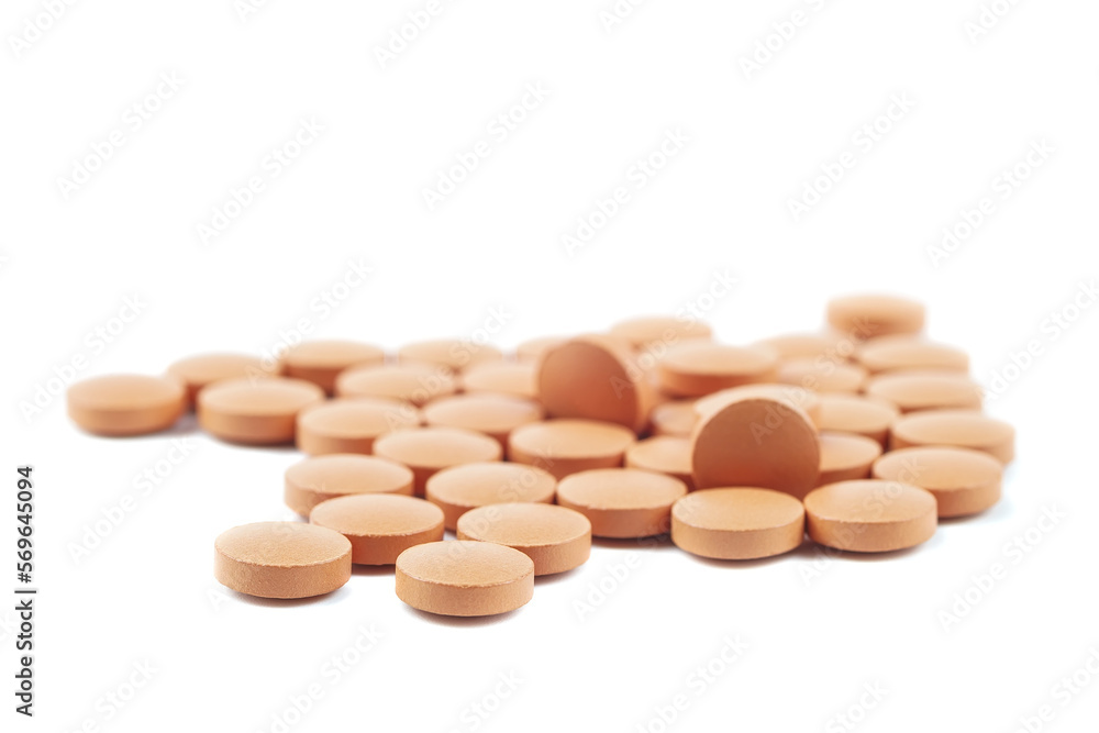 Large pill shot in a studio environment, isolated on white.. Large pill shot in a studio environment, isolated on white..