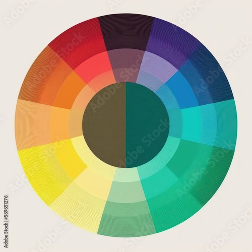 Hues in Harmony: A Round Palette of Vibrant Colors