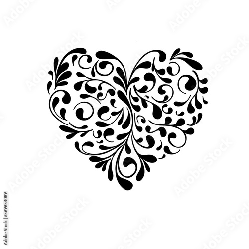 Heart love sign forever. Infinity Romantic symbol linked, join, passion and w...