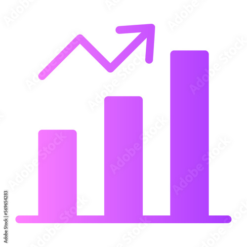 chart gradient icon