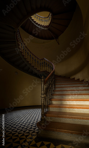 Atmospheric old stairs.