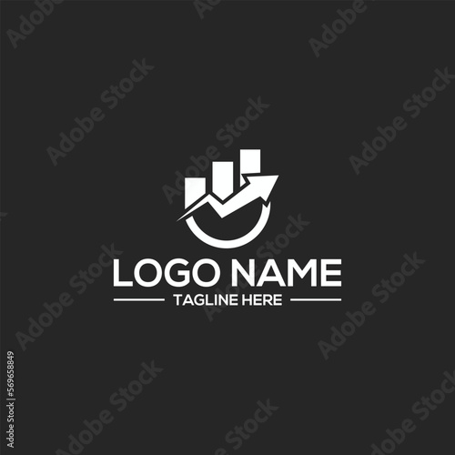 Financial company logo Investment designs