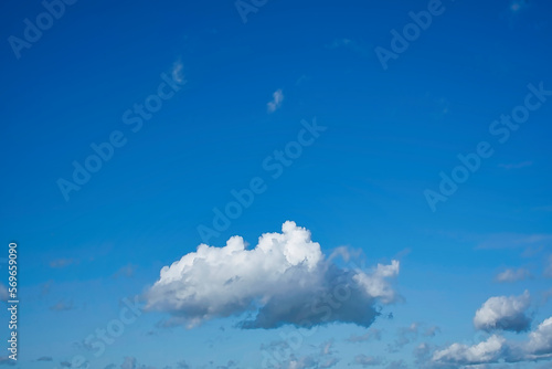 Himmel, Hintergrund, Blau, Sommer, Wolken
