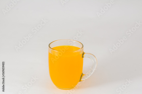 orange juice in glass