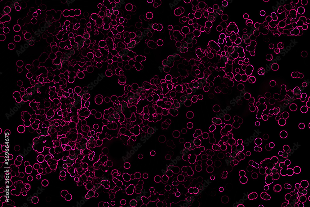 Abstract black background with different lines and other elements Abstract black background with different lines and other elements