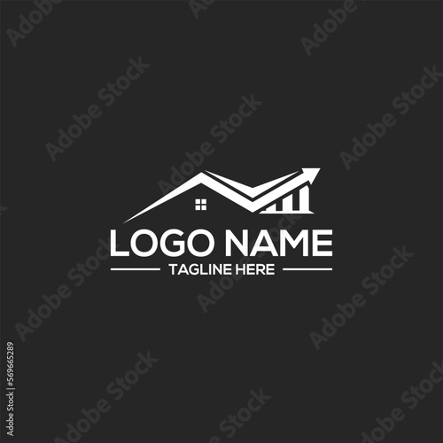 Financial company logo Investment designs