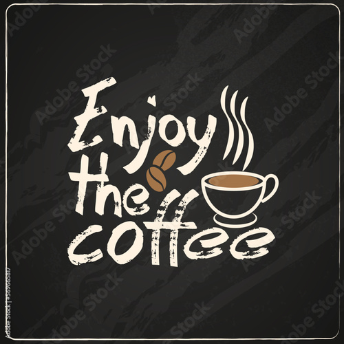 Coffee t-shirt design vector.