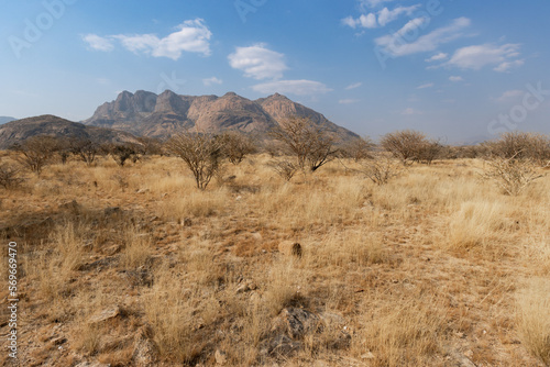 epic hohenstein mountain in erongo Namibia photo