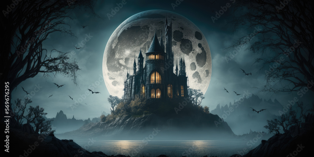 Dark Elven Gothic Castle