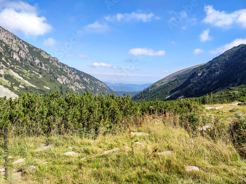 Landscape of Rila Mountain near Malyovitsa peak  Bulgaria