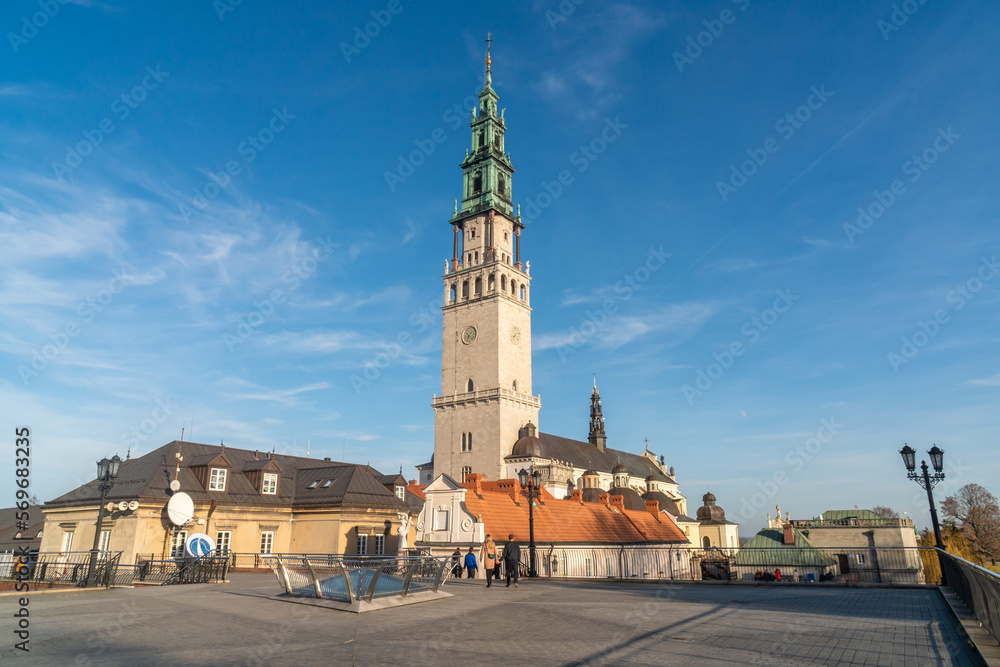 Fototapeta premium The Jasna Gora monastery in Czestochowa city