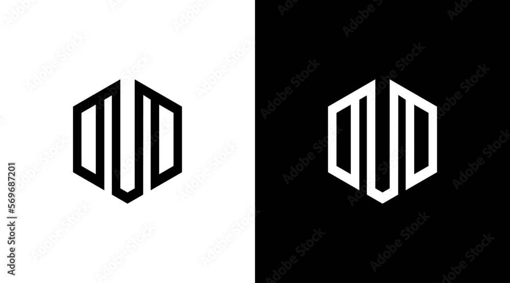 Hexagon architecture building logo monogram m letter initial black and white icon Designs templates Hexagon architecture building logo monogram m letter initial black and white icon Designs templates
