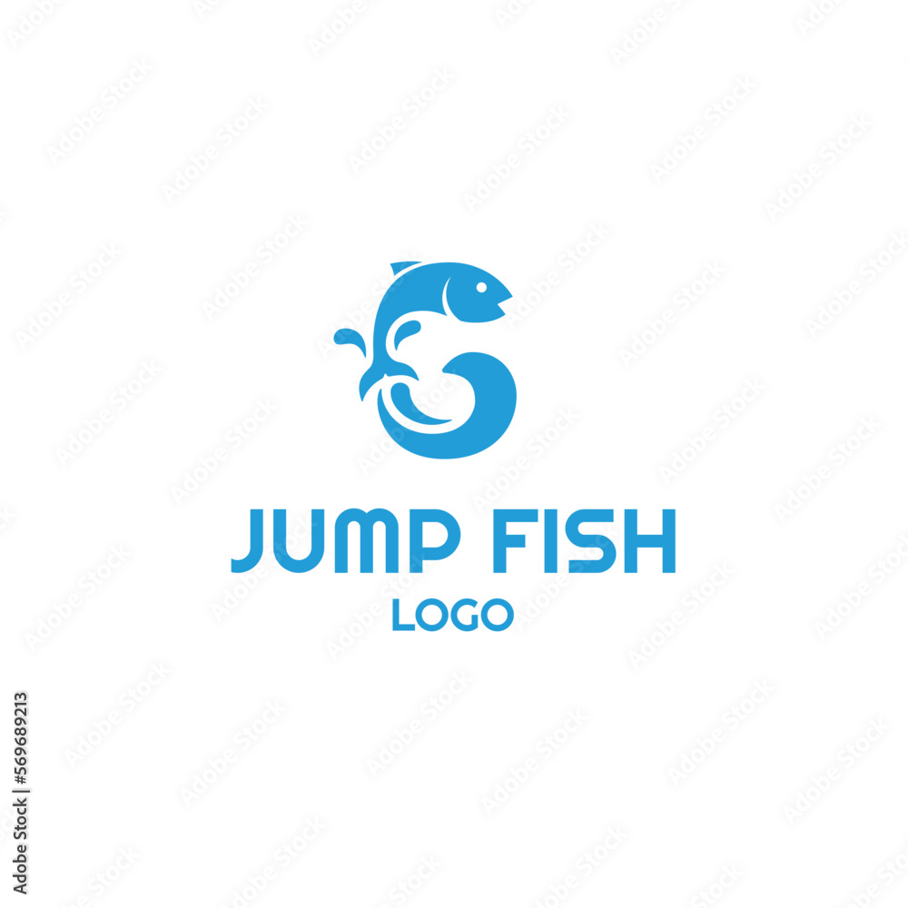 Letter G Jump Fish Logo, suitable for businesses whose names start with the letter G Letter G Jump Fish Logo, suitable for businesses whose names start with the letter G