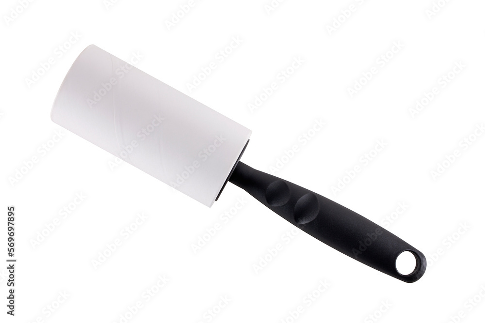 Sticky roller isolated on white background Sticky roller isolated on white background