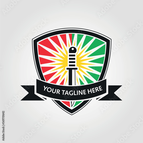 Kurdistan Flag Emblem, Kurdistan Flag logo
