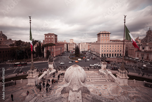 Roma, 28 dicembre 2022 fotografie panoramiche della città photo