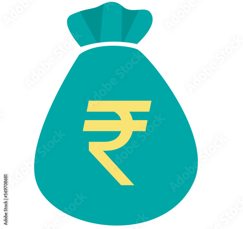 Money bag indian rupee