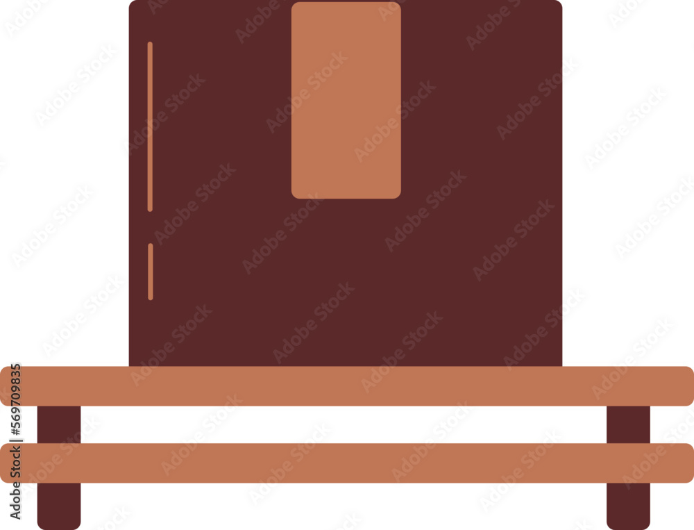 Brown stack box Brown stack box