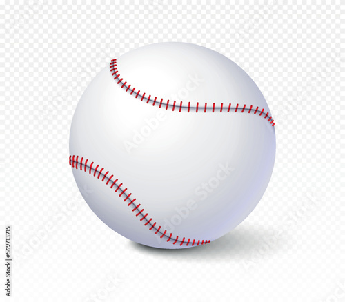 Realistic baseball ball