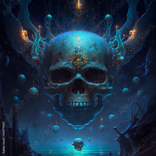 Surreal Skull Art: Exploring the Majestic and Dreamlike World of Skull Imagery	
