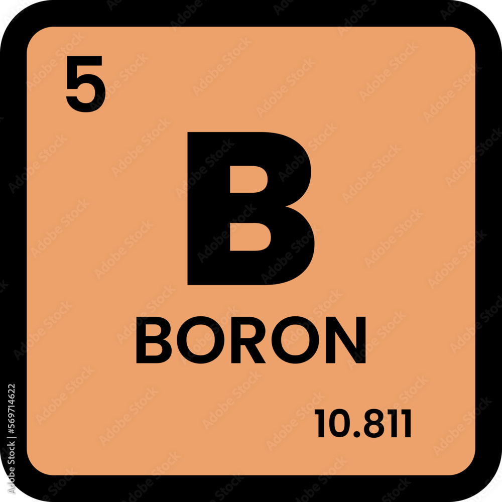 Boron Periodic Table Element Boron Periodic Table Element
