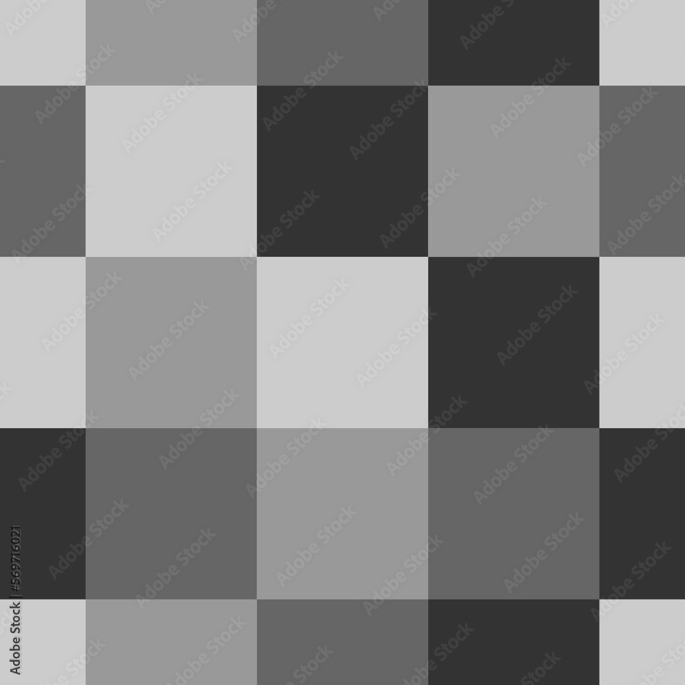 Checkered seamless pattern. Fabric background. Checks ornament. Tiles wallpaper. Squares illustration. Geometric ornate. Textile print. Tiles motif. Digital paper. Cloth design, abstract vector.