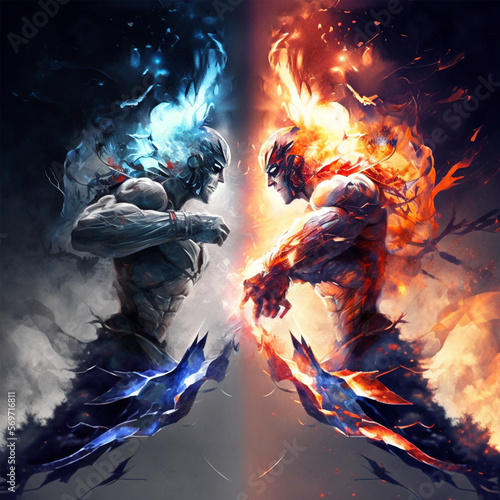 Fire and Ice: The Clash of Elements