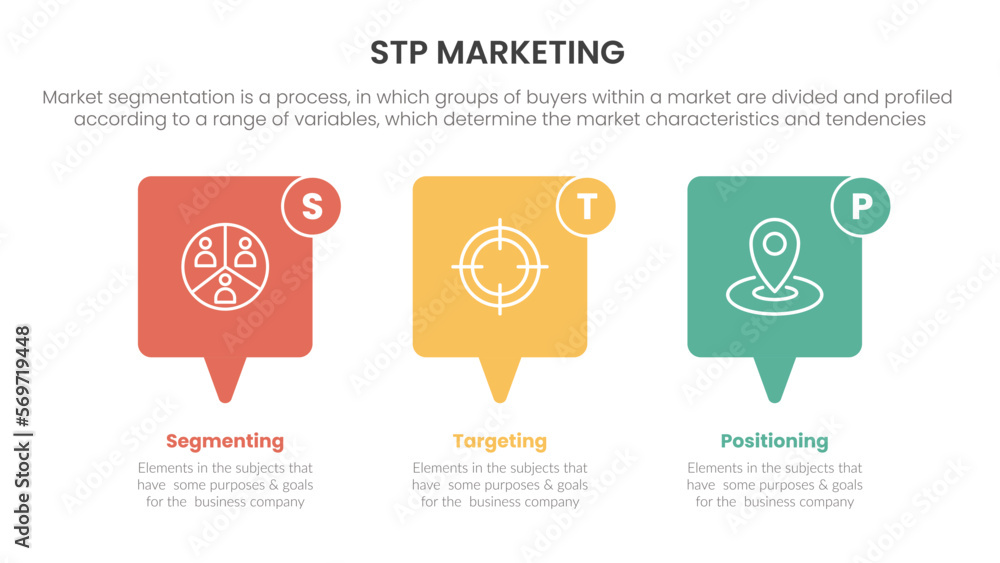 stp marketing strategy model for segmentation customer infographic with callout box concept for slide presentation stp marketing strategy model for segmentation customer infographic with callout box concept for slide presentation