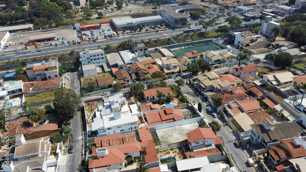 Foto Aerea do Bairro Inga em Betim - MG