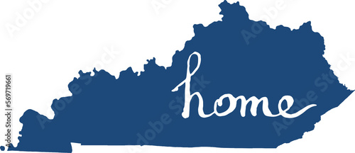 kentucky state home sign - PNG image with transparent background photo