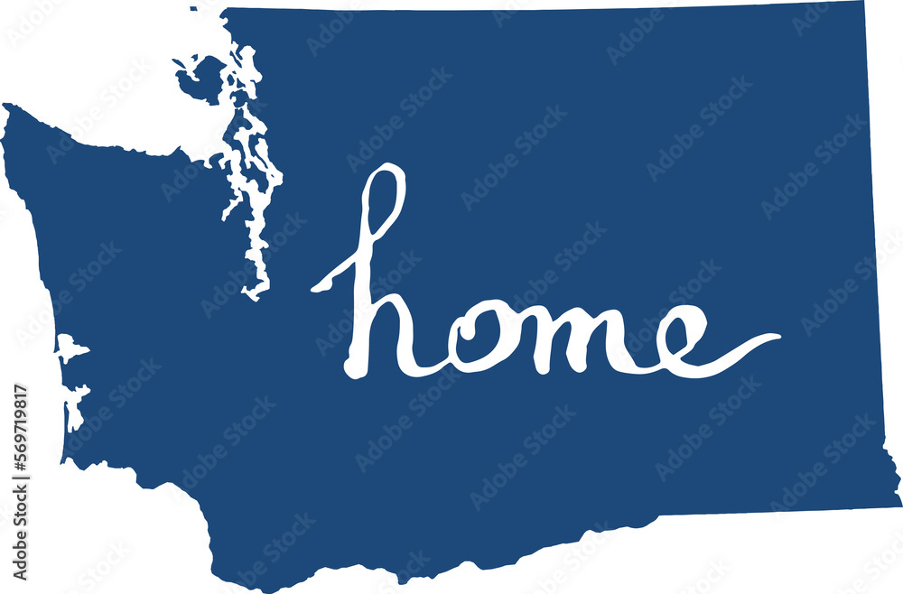 washington home sign - PNG image with transparent background
