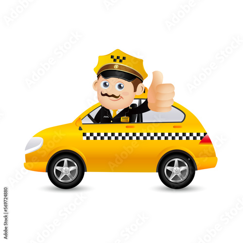 People Set - Profession - Taxi Driver