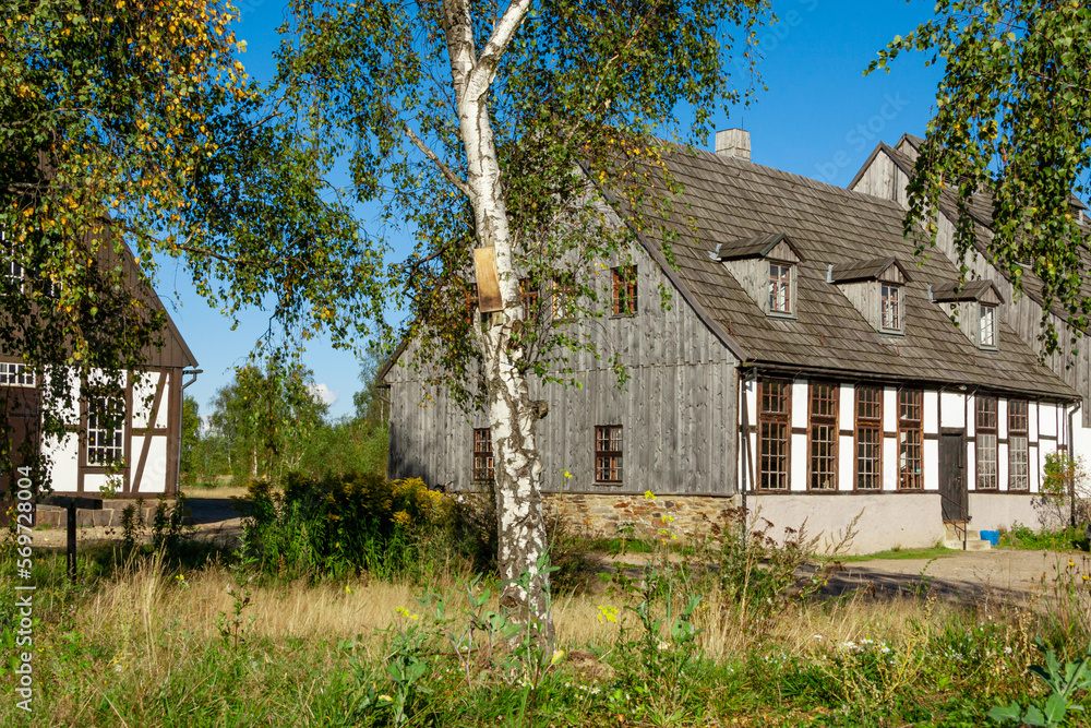 Fototapeta premium Grube Alte Elisabeth - Bergwerk, Freiberg, Sachsen