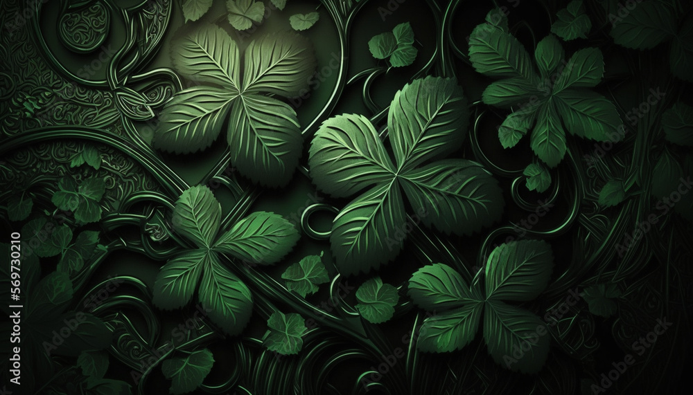 St. Patrick’s Day Themed Background and Wallpaper Patterns, Images with