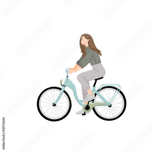 person riding a bicycle © Pandusaurus 