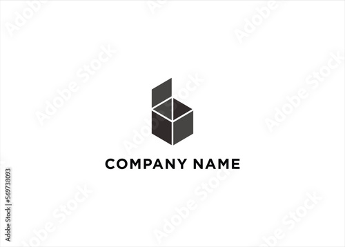 Letter b box logo