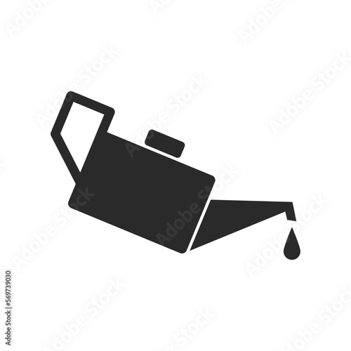 Oil drum oilcan jerrycan logo symbol