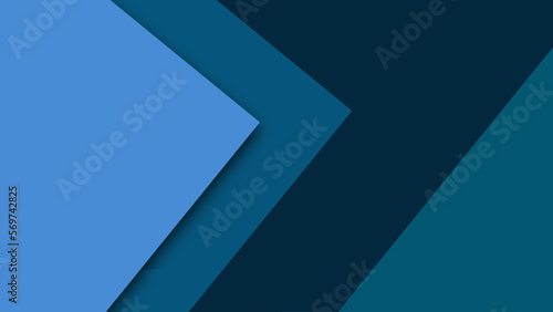 Blue abstract modern background. abstract rectangles on dark blue background. Modern blue geometric background. Vector background illustration
