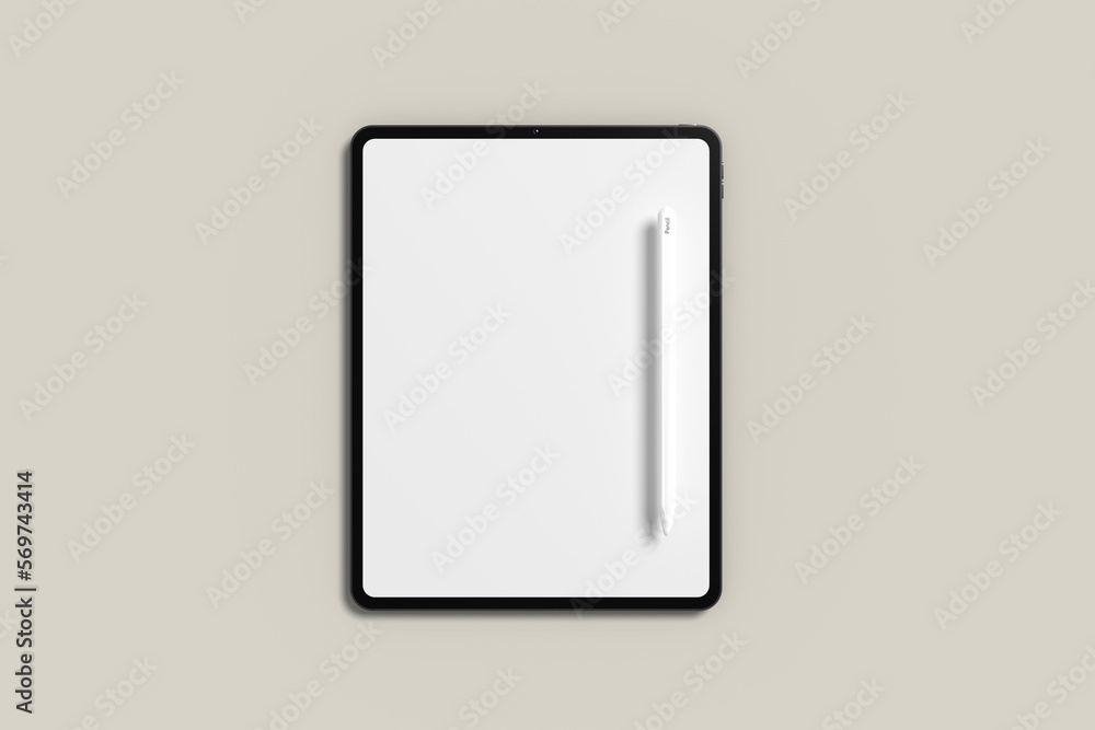 Tablet Screen Blank Mockup Tablet Screen Blank Mockup