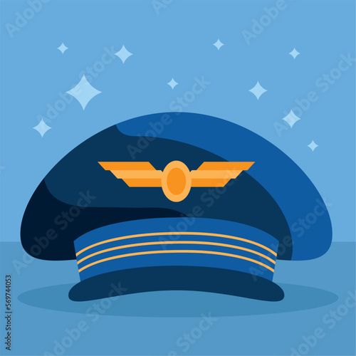 airline pilot hat
