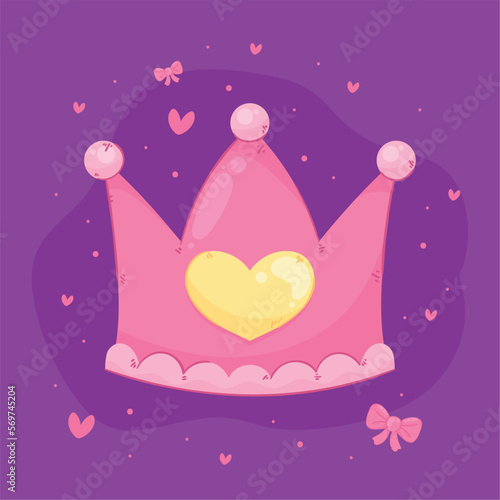 pink baby crown © Gstudio