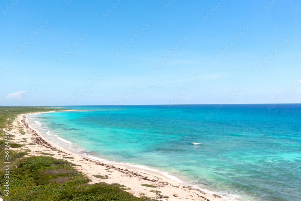 Playas de la Isla de Cozumel, en Quintana Roo, México 