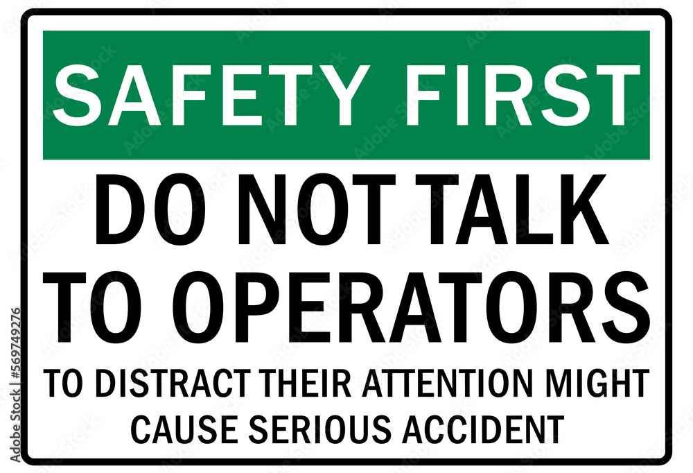 Machine hazard sign and labels do not talk to operator, distract their might cause serious accident Machine hazard sign and labels do not talk to operator, distract their might cause serious accident