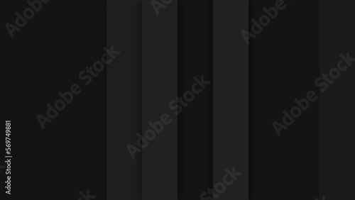 Abstract dark black background vertical stripes. Modern elegant and discreet. Animation loop of 4K.