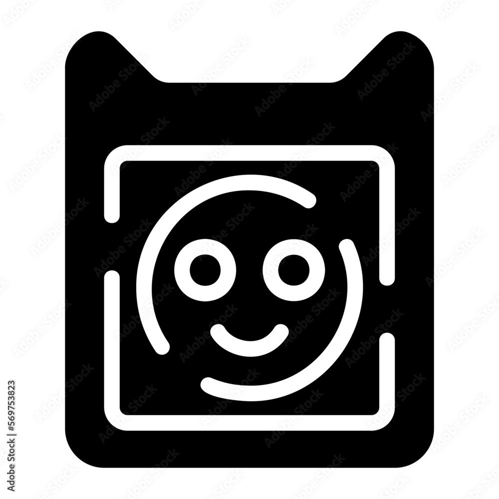 face mask glyph icon