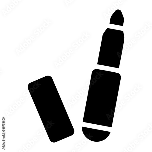 eyeliner glyph icon