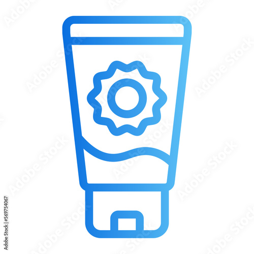 sunscreen gradient icon