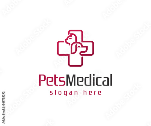 Animal Pet Medical Logo