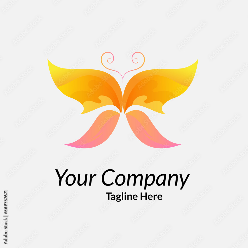 Abstract beautiful shape circle simple logo design idea illustration concept Abstract beautiful shape circle simple logo design idea illustration concept