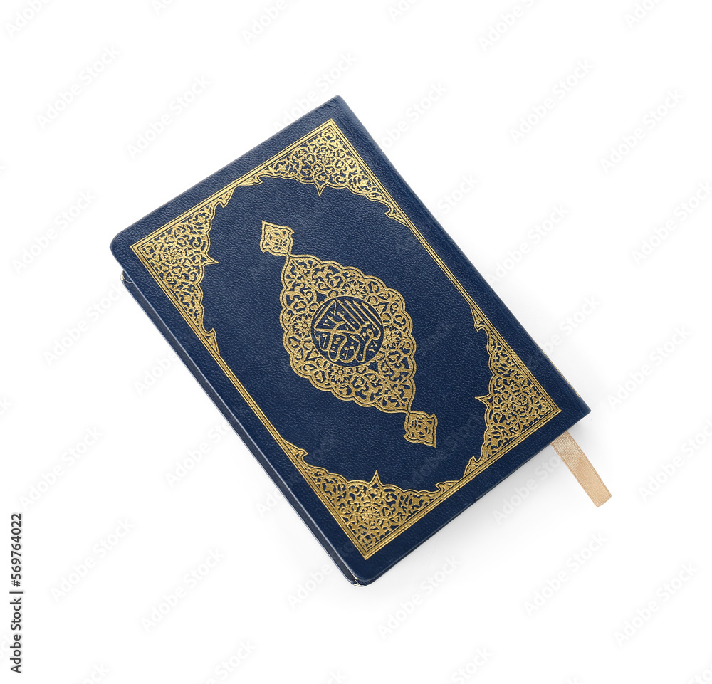 Koran for Ramadan on white background Koran for Ramadan on white background